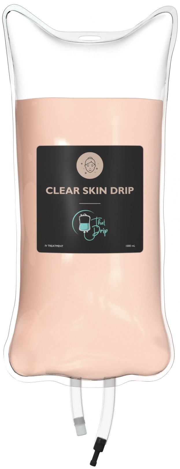 Clear Skin Drip - peach That Drip Miami cropped